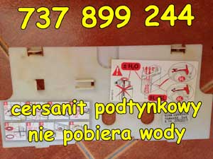 cersanit podtynkowy nie pobiera wody