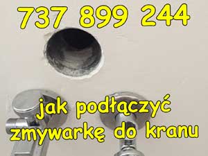 jak podłączyć zmywarkę do kranu