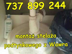 montaż stelaża podtynkowego z Wawra