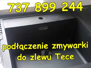 podłączenie zmywarki do zlewu Tece