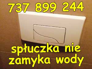 spłuczka nie zamyka wody