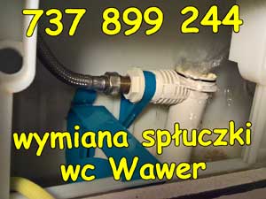 wymiana spłuczki wc Wawer